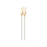Small Diamond Earrings Round Brilliant 0.38ct by Qutahia Jewellery