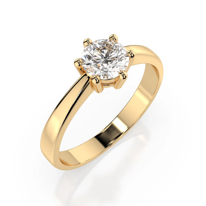 Solitaire Ring (Round), 0.5 ct — 101-10151(5.1)
