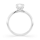 Solitaire Diamond Ring Round 0.7ct by Qutahia Jewellery
