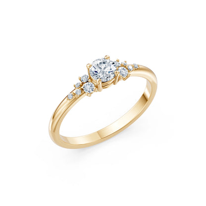 Solitaire Eternity Ring, 0.35 ct — 101-10140(4.5)