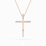 Minimalism Necklace (Round), 0.08 ct — 104-10016
