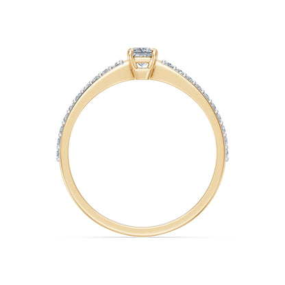 Solitaire Ring, 0.17 ct — 101-10116/2(3.0)PR