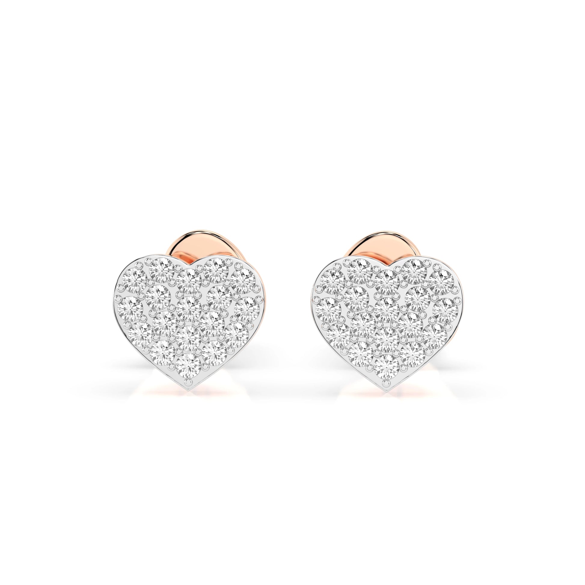 Illusion Earring (Round), 0.18 ct — 102-10097