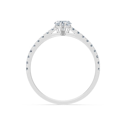 Solitaire Eternity Ring, 0.3 ct — 101-10191(0.30)HRT