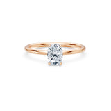 Cushion Lab Grown Diamond Micro Pave Engagement Ring 1.0ct by Qutahia Jewellery