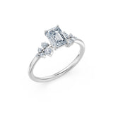 Emerald Lab Grown Diamond Classic Pave Eternity Ring 1.0ct by Qutahia Jewellery