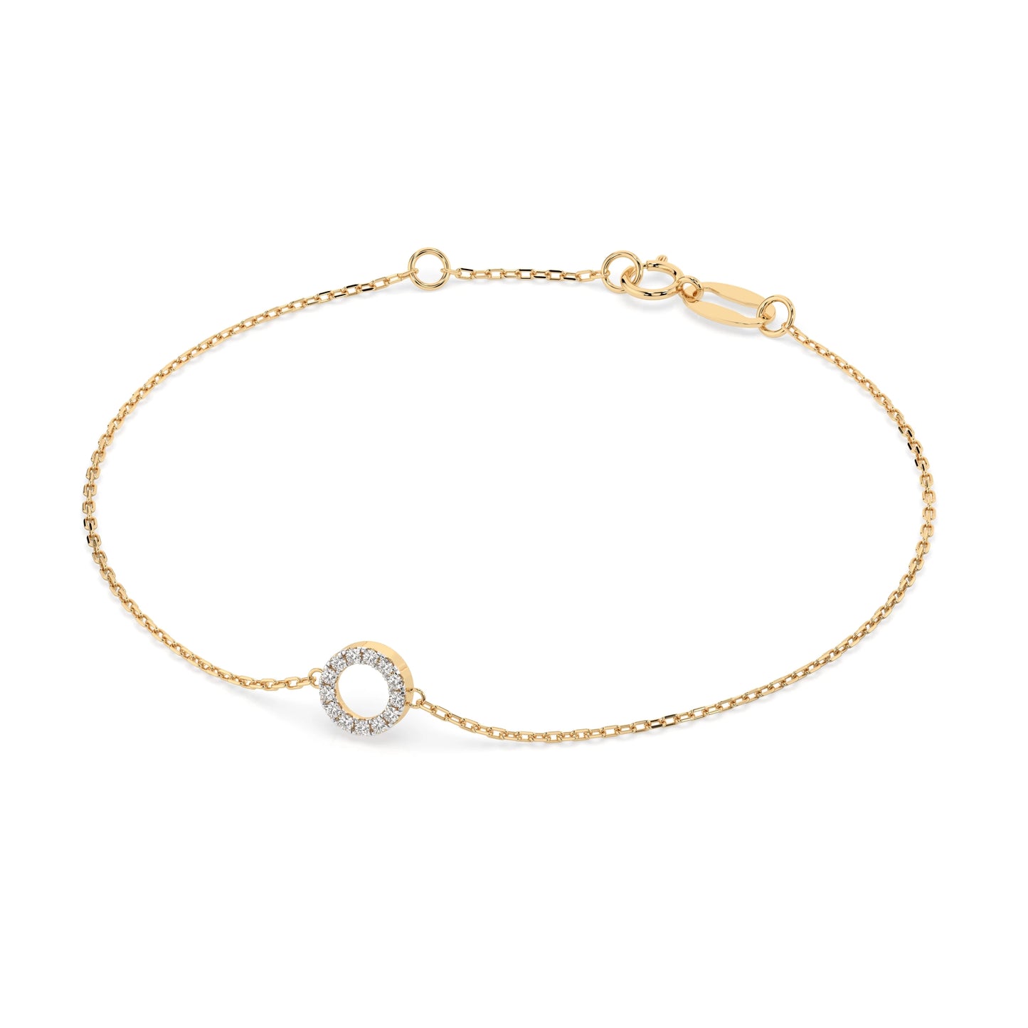 Minimalism Bracelet (Round), 0.07 ct — 105-10015