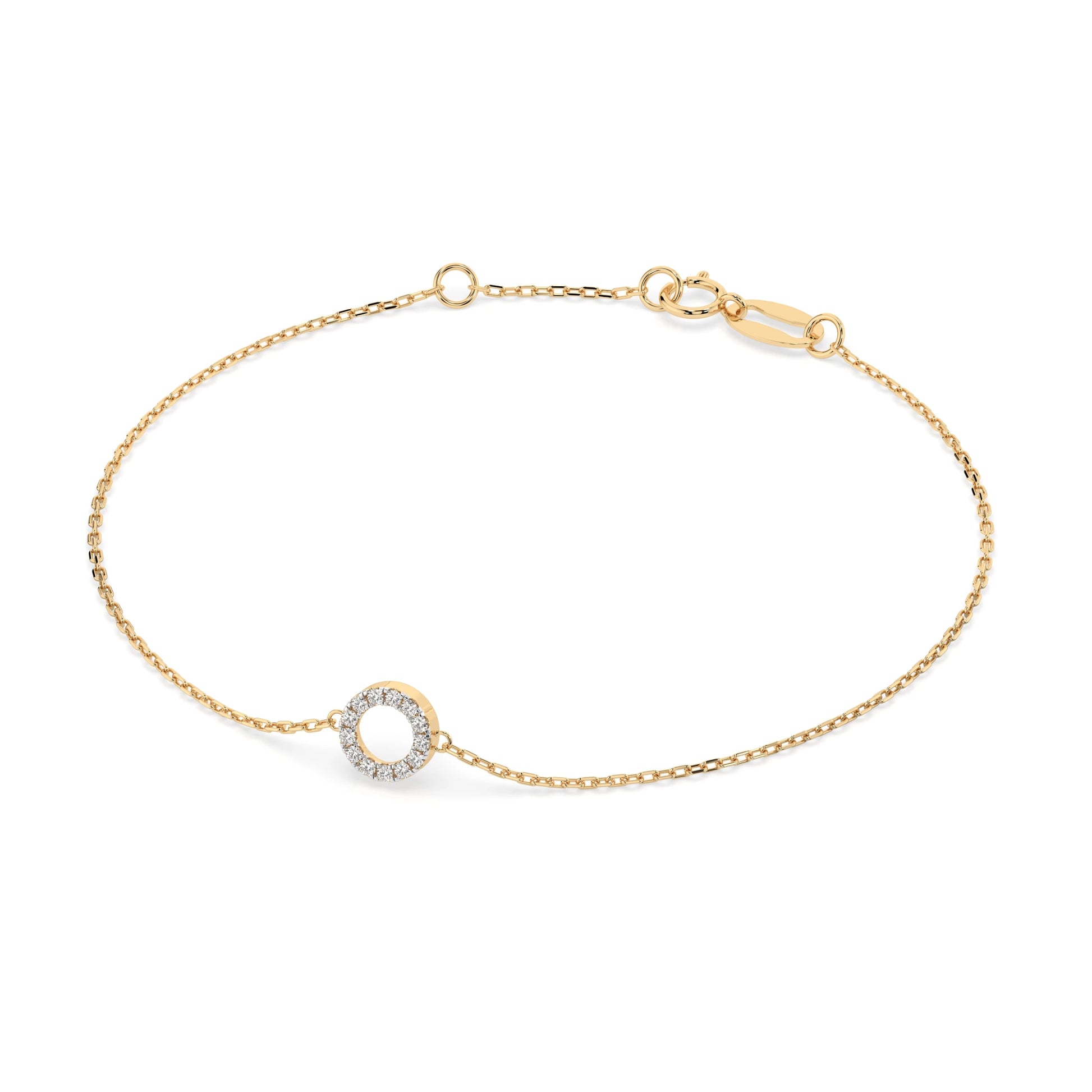 Minimalism Bracelet (Round), 0.07 ct — 105-10015