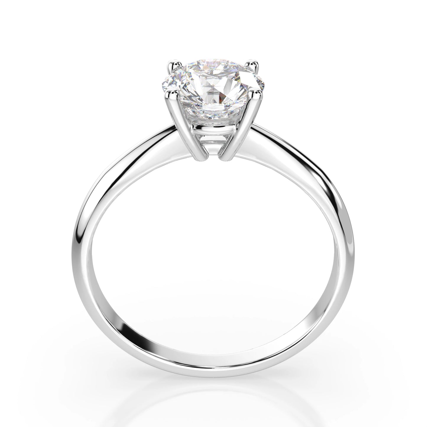 Solitaire Ring (Round), 0.7 ct — 101-10021(5.7)