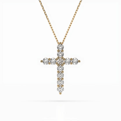 Minimalism Necklace (Round), 1.1 ct — 104-10039(3.0)