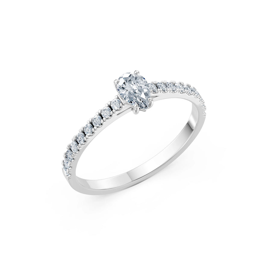Solitaire Eternity Ring, 0.3 ct — 101-10191(0.30)PAR