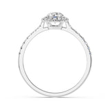 Solitaire Eternity Diamond Ring Round 0.5ct by Qutahia Jewellery