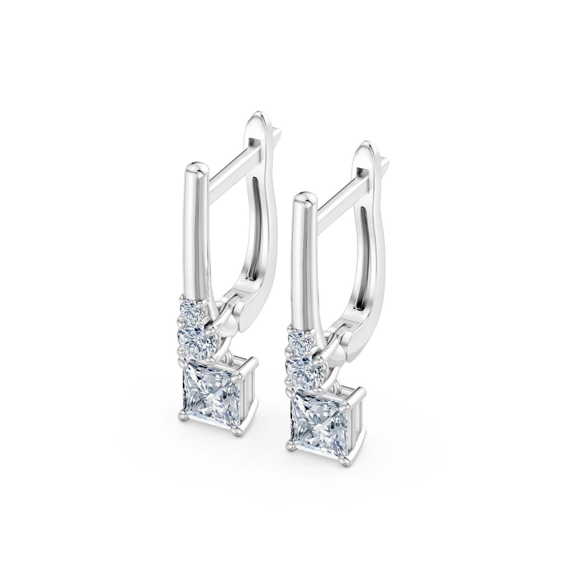 Solitaire Eternity Earring, 0.8 ct — 102-10143(0.40)PR