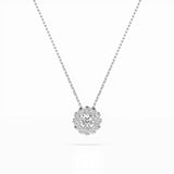 Diamond Eternity Necklace Round 0.1ct by Qutahia Jewellery