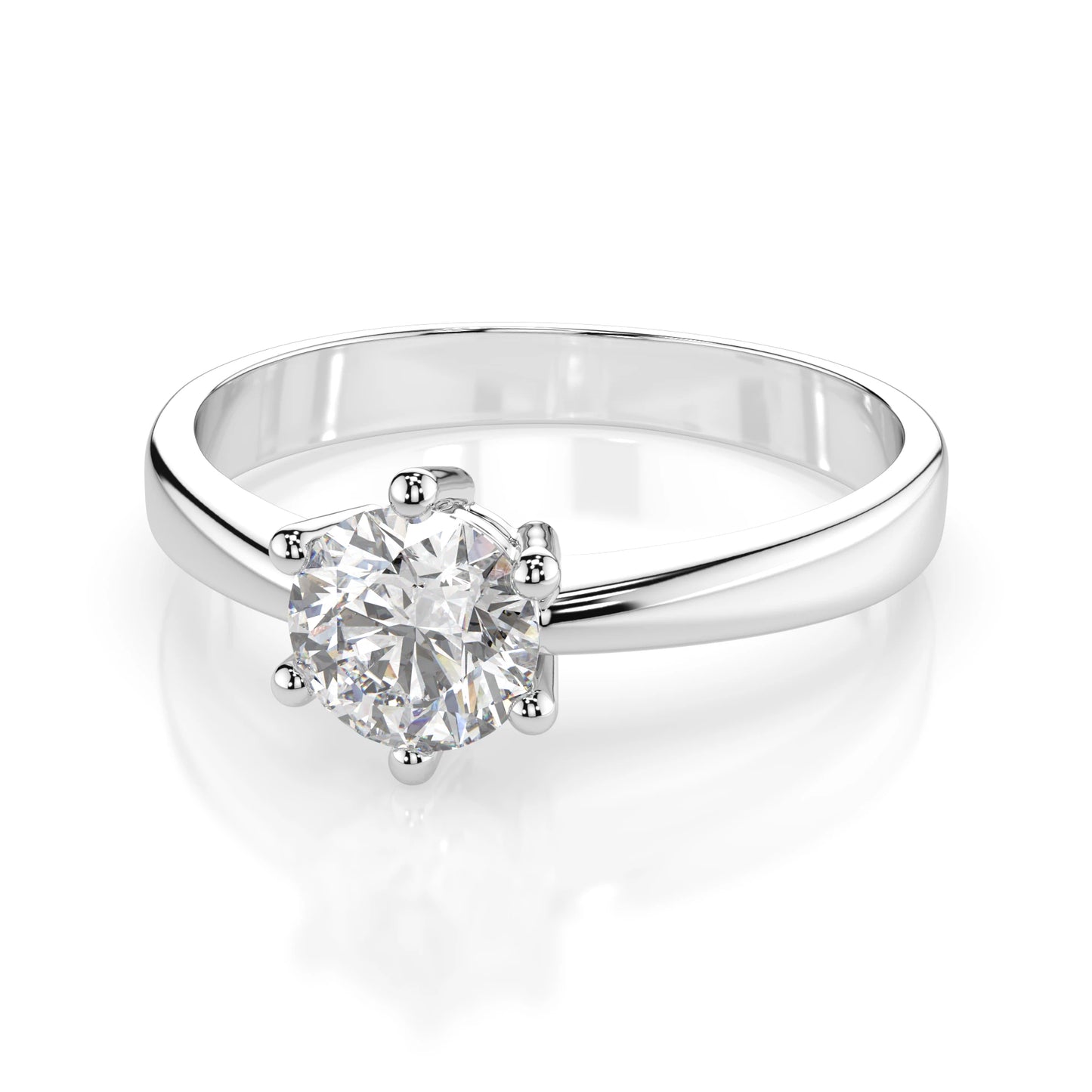 Solitaire Ring (Round), 0.5 ct — 101-10151(5.1)