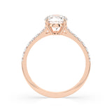 Solitaire Eternity Diamond Ring Round 1.0ct by Qutahia Jewellery