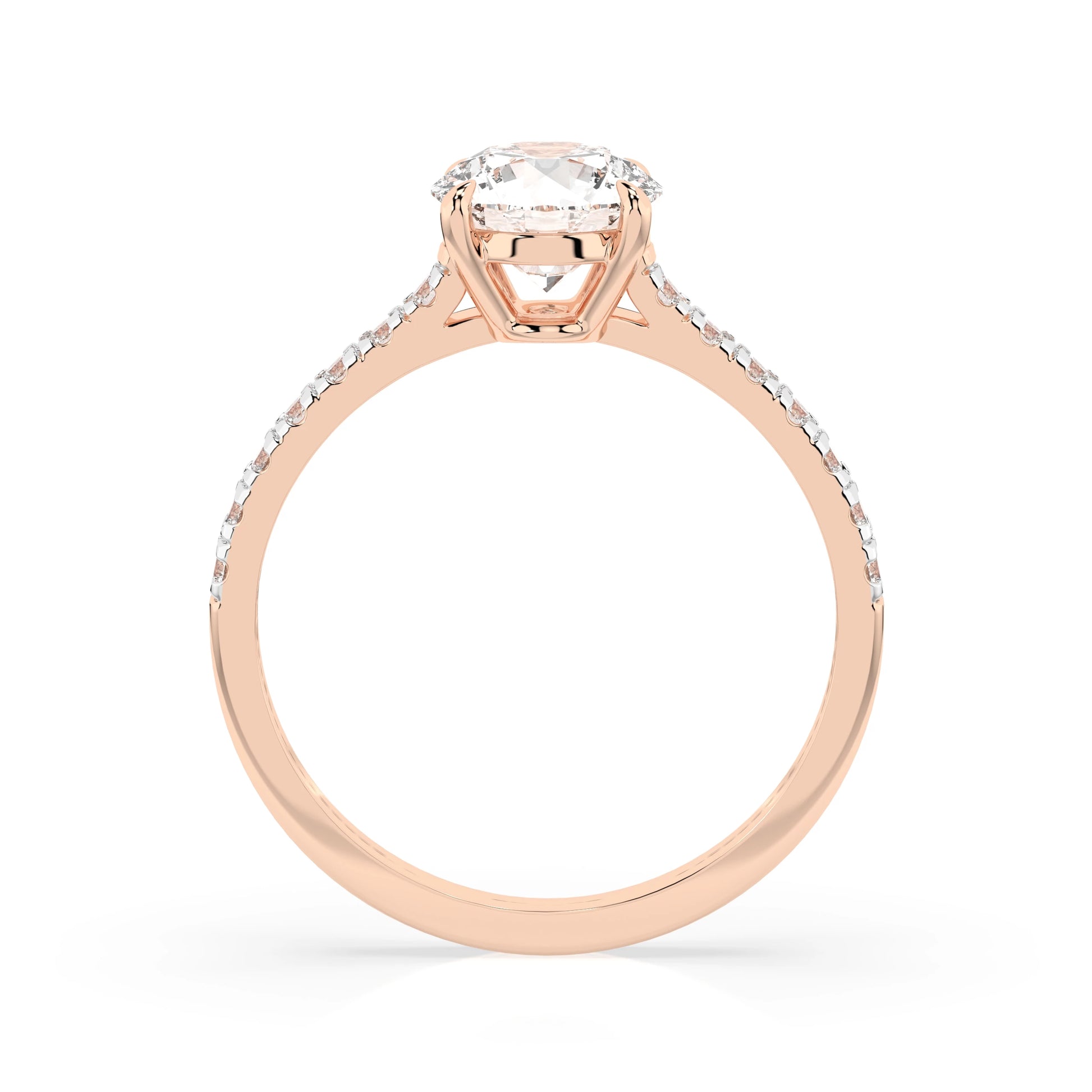 Solitaire Eternity Ring (Round), 1.0 ct — 101-10094(6.5)