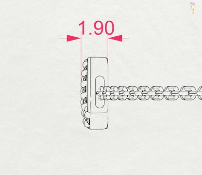Minimalism Bracelet (Round), 0.05 ct — 105-10009