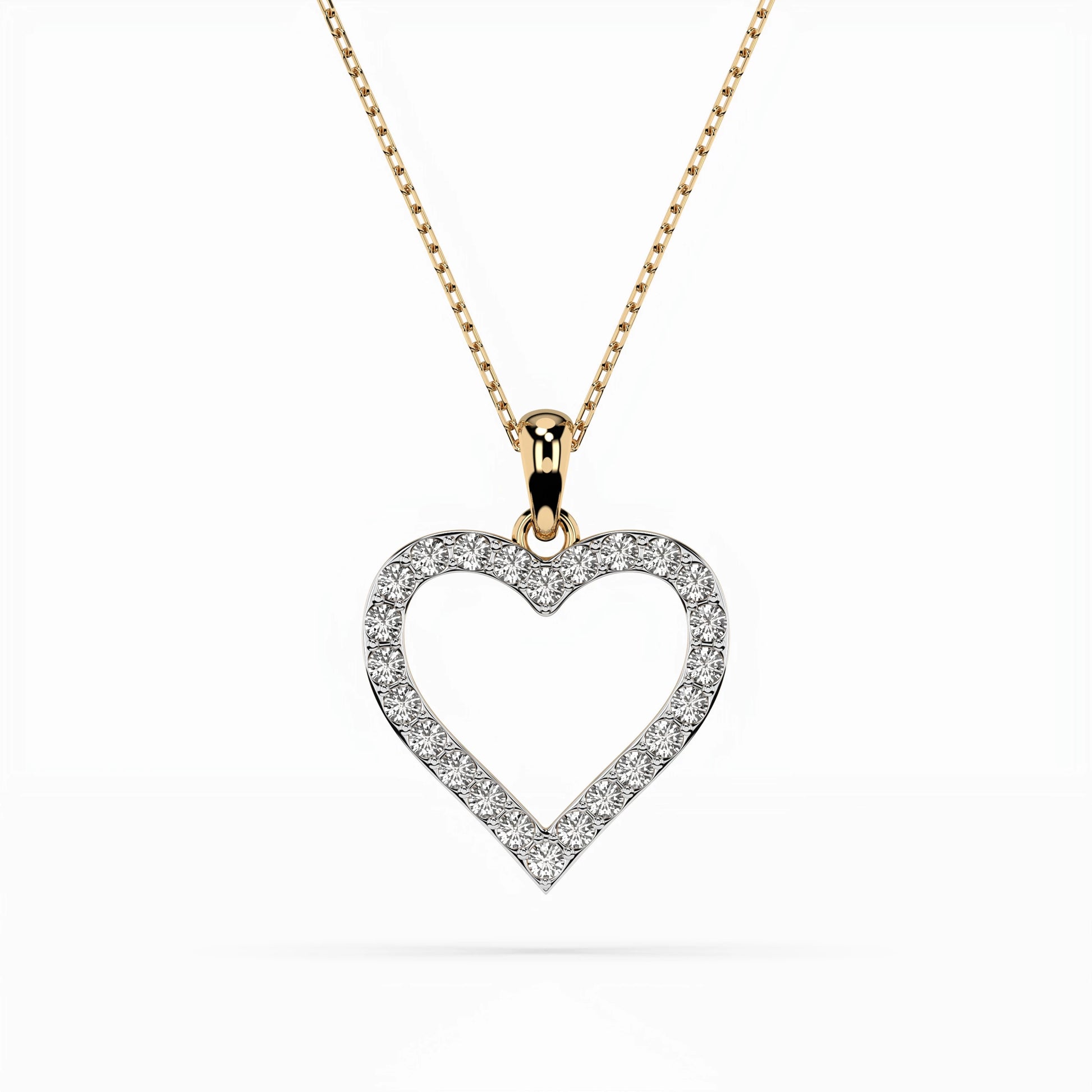 Minimalism Necklace (Round), 0.31 ct — 104-10060