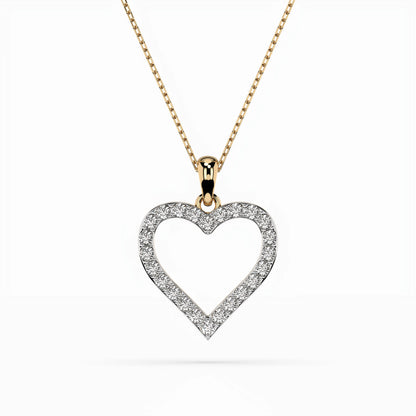 Minimalism Necklace (Round), 0.31 ct — 104-10060