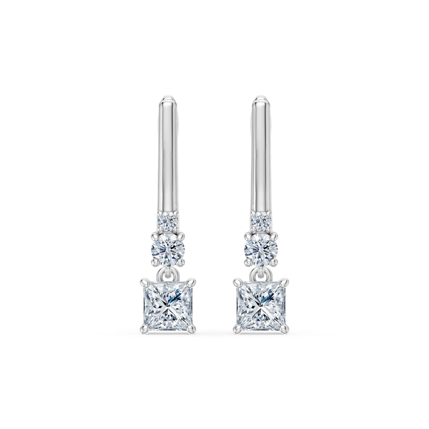 Solitaire Eternity Earring, 0.8 ct — 102-10143(0.40)PR