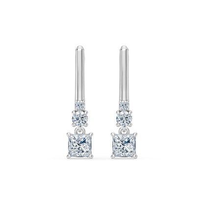 Solitaire Eternity Earring, 0.8 ct — 102-10143(0.40)PR