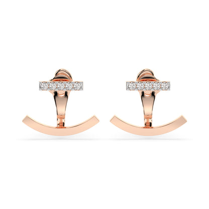 Minimalism Earring (Round), 0.15 ct — 102-10084