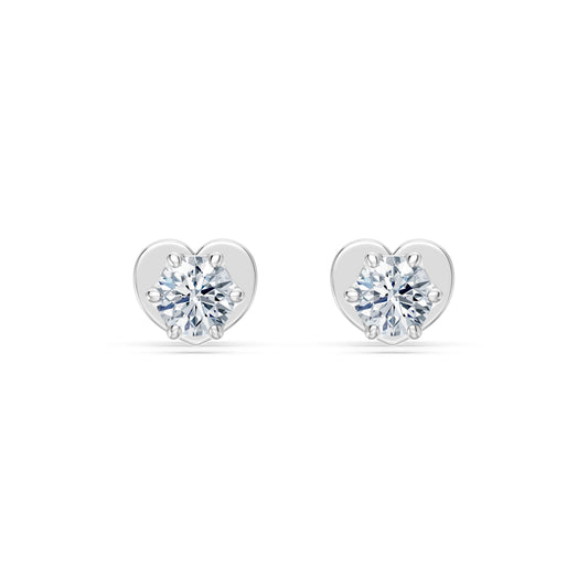 Solitaire Butterfly Earring, 0.2 ct — 102-10040/1(3.0)