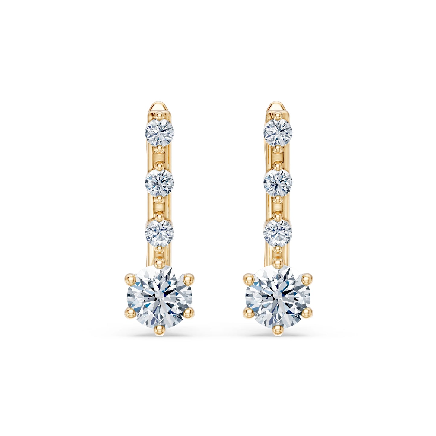 Solitaire Eternity Earring, 0.6 ct — 102-10144(4.2)