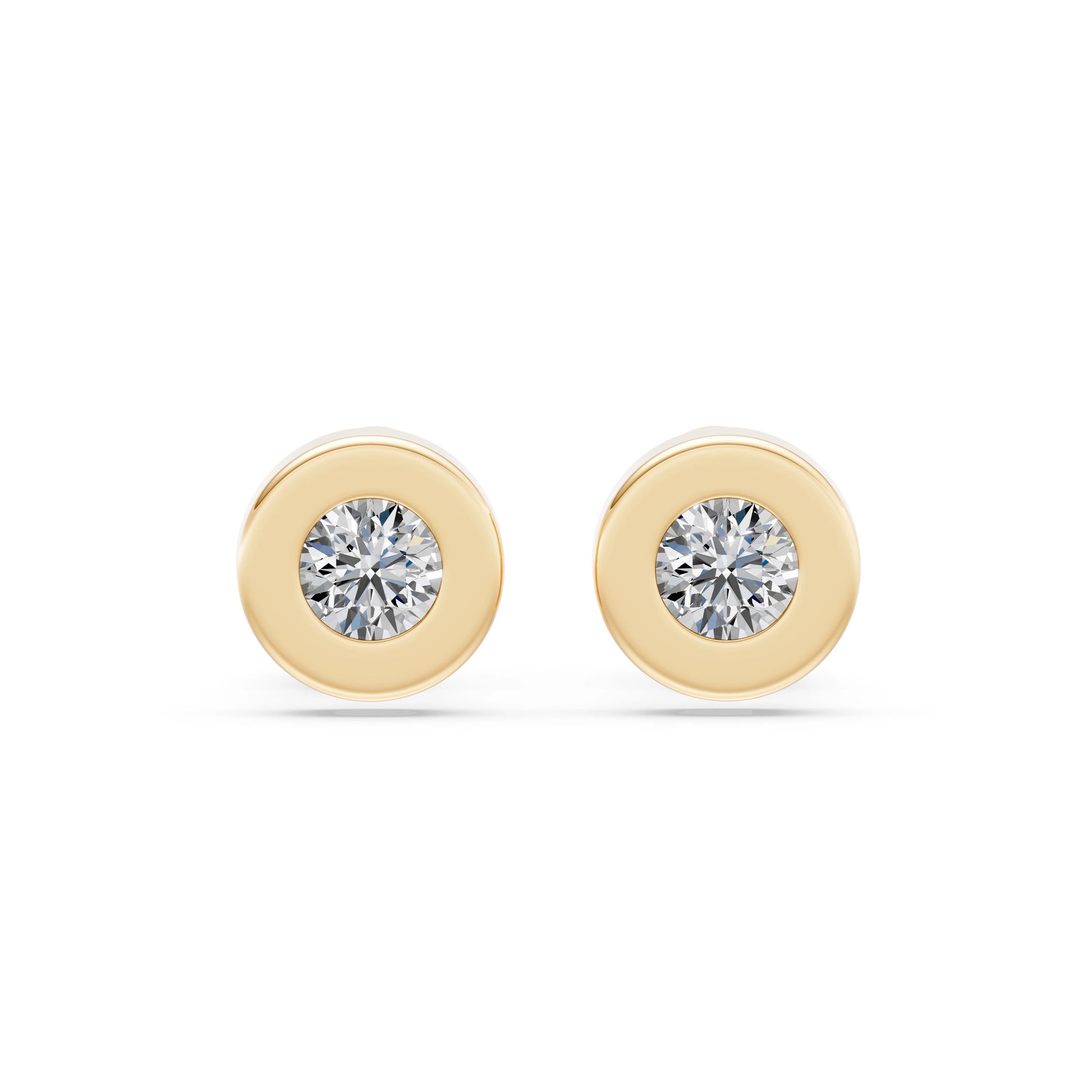 Solitaire Butterfly Earring, 0.4 ct — 102-10050(3.7)