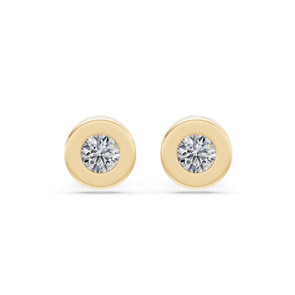 Solitaire Butterfly Earring, 0.4 ct — 102-10050(3.7)