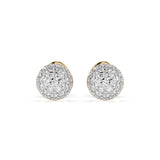 Illusion Diamond Earrings Round 0.32ct by Qutahia Jewellery