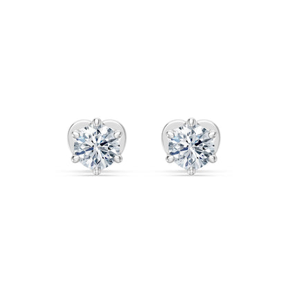 Solitaire Butterfly Earring, 0.6 ct — 102-10040/1(4.2)