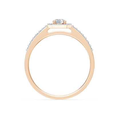 Solitaire Eternity Ring, 0.2 ct — 101-10118/2(3.7)
