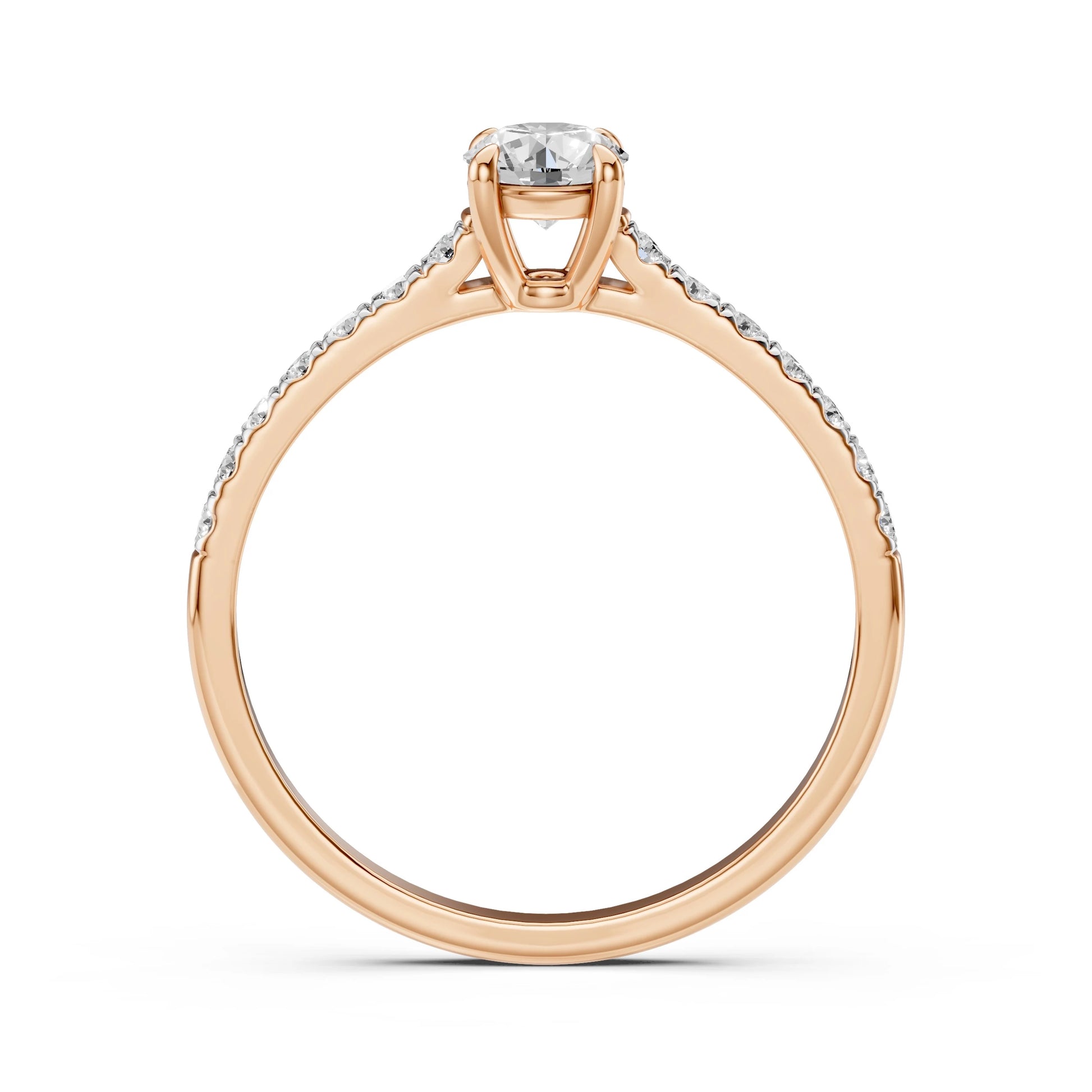Solitaire Eternity Ring (Round), 0.4 ct — 101-10094(4.7)