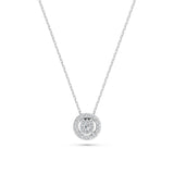Illusion Necklace (Round), 0.03 ct — 104-10002(2.0)