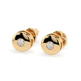Solitaire Butterfly Earring (Round), 0.08 ct β 102-10048