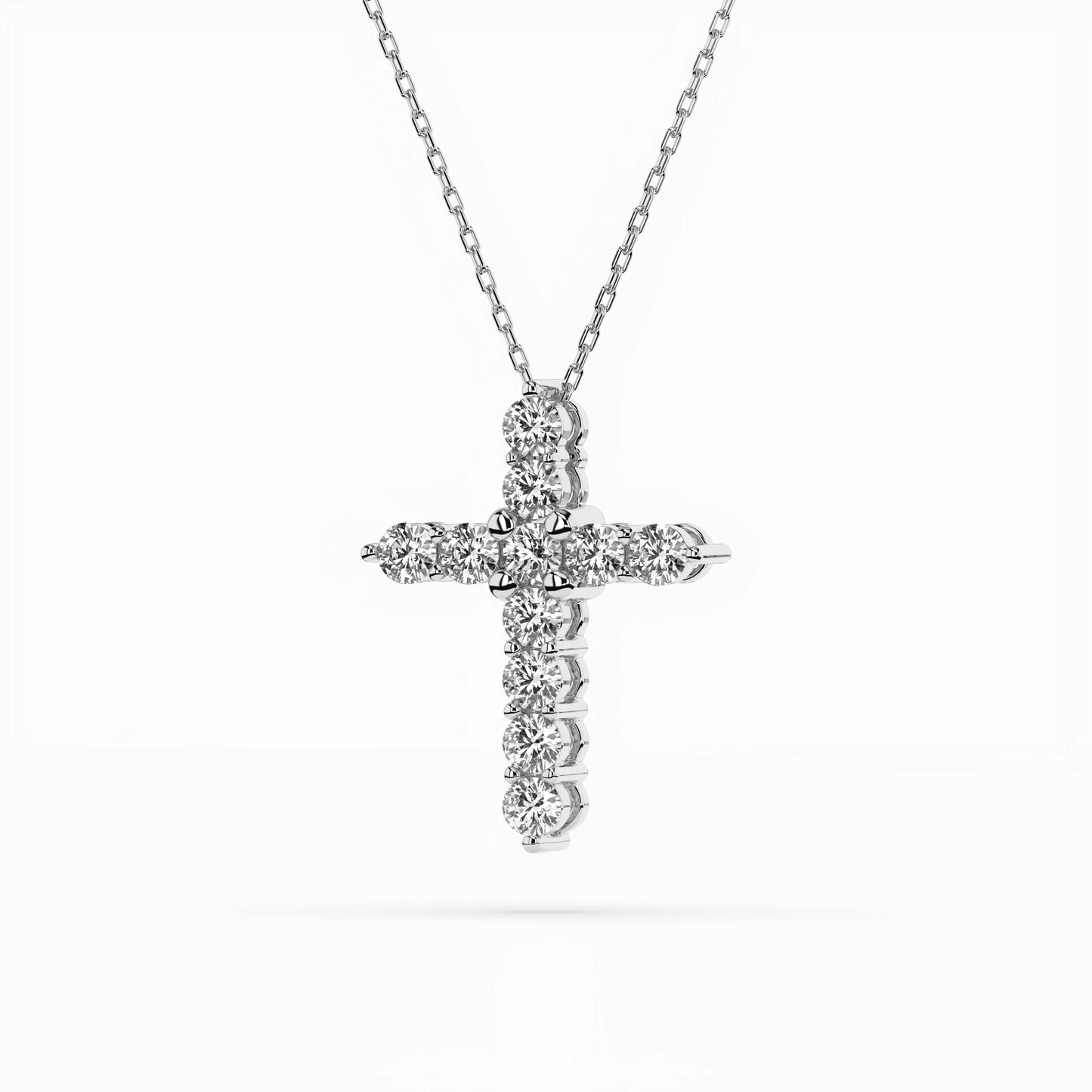 Minimalism Necklace (Round), 0.52 ct — 104-10039(2.3)