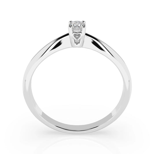 Solitaire Ring (Round), 0.06 ct — 101-10035(2.5)