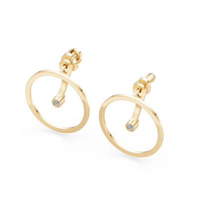 Minimalism Earring, 0.06 ct — 102-10077