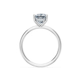 Cushion Lab Grown Diamond Micro Pave Engagement Ring 2.0ct by Qutahia Jewellery