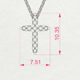 Delicate Diamond Necklace Round 0.07ct by Qutahia Jewellery