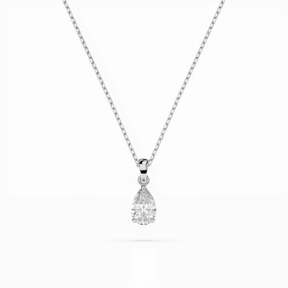 Solitaire Necklace (Pear), 0.3 ct — 104-10067(0.30)PAR
