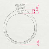 Solitaire Ring (Round), 0.5 ct — 101-10021(5.1)