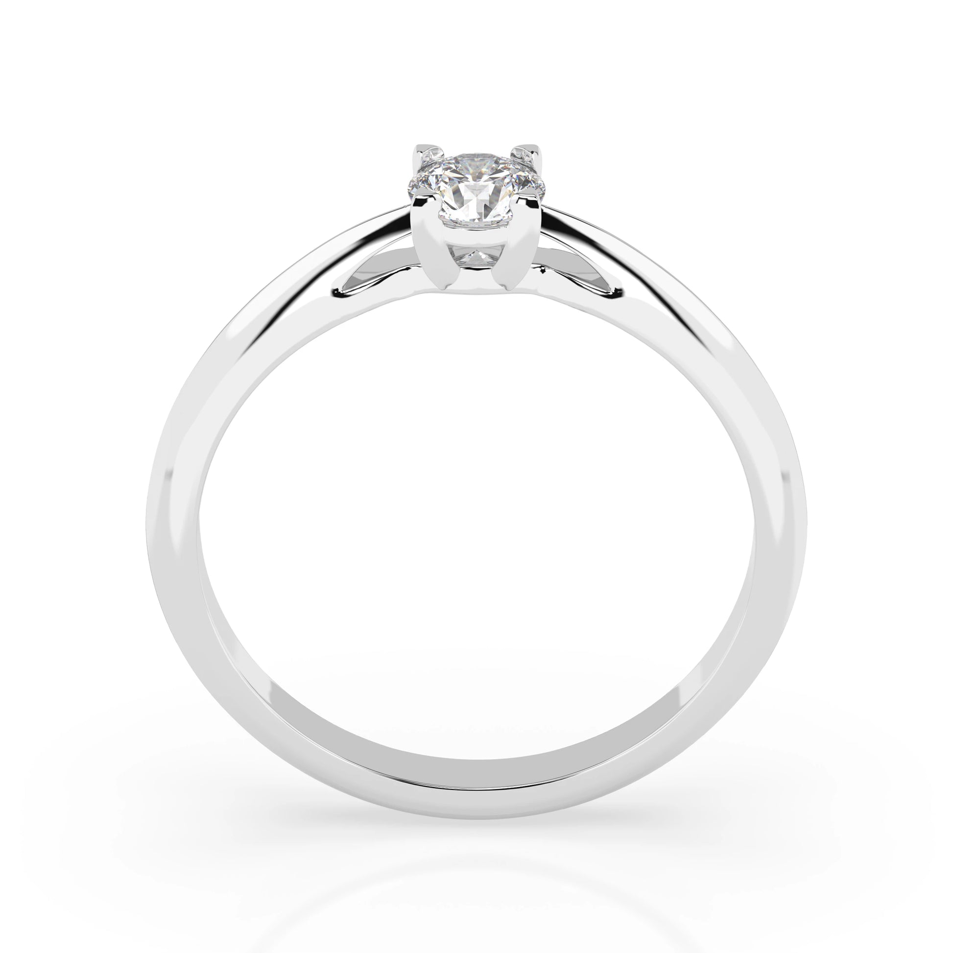 Solitaire Ring (Round), 0.3 ct — 101-10190(0.30)RN
