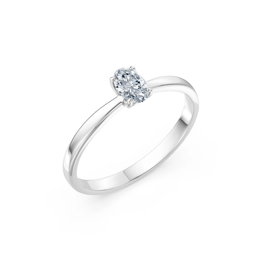 Solitaire Ring, 0.3 ct — 101-10194(0.30)OV