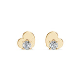 Solitaire Butterfly Earring (Round), 0.2 ct β 102-10012/1(3.0)