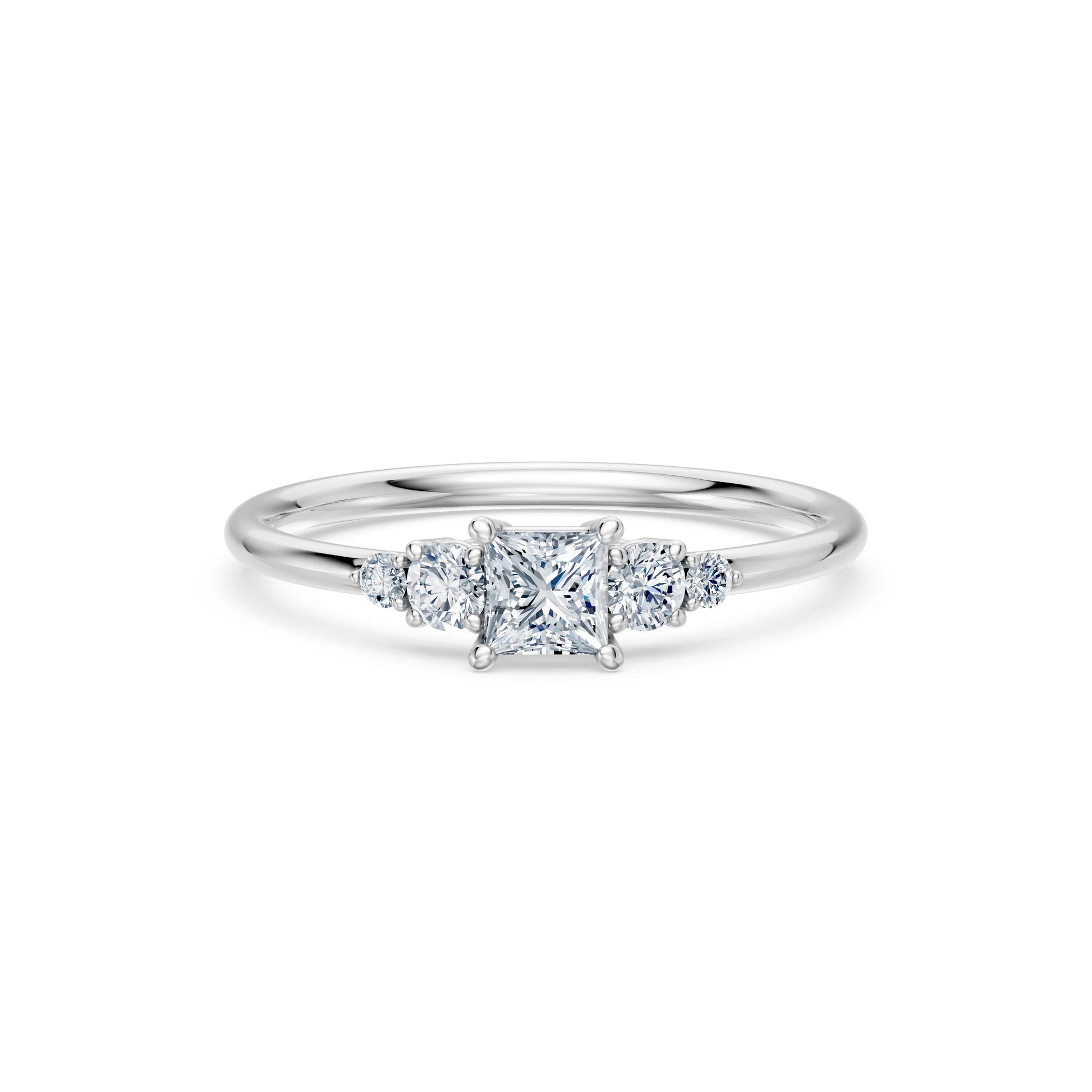 Solitaire Eternity Ring, 0.3 ct — 101-10143(0.30)PR
