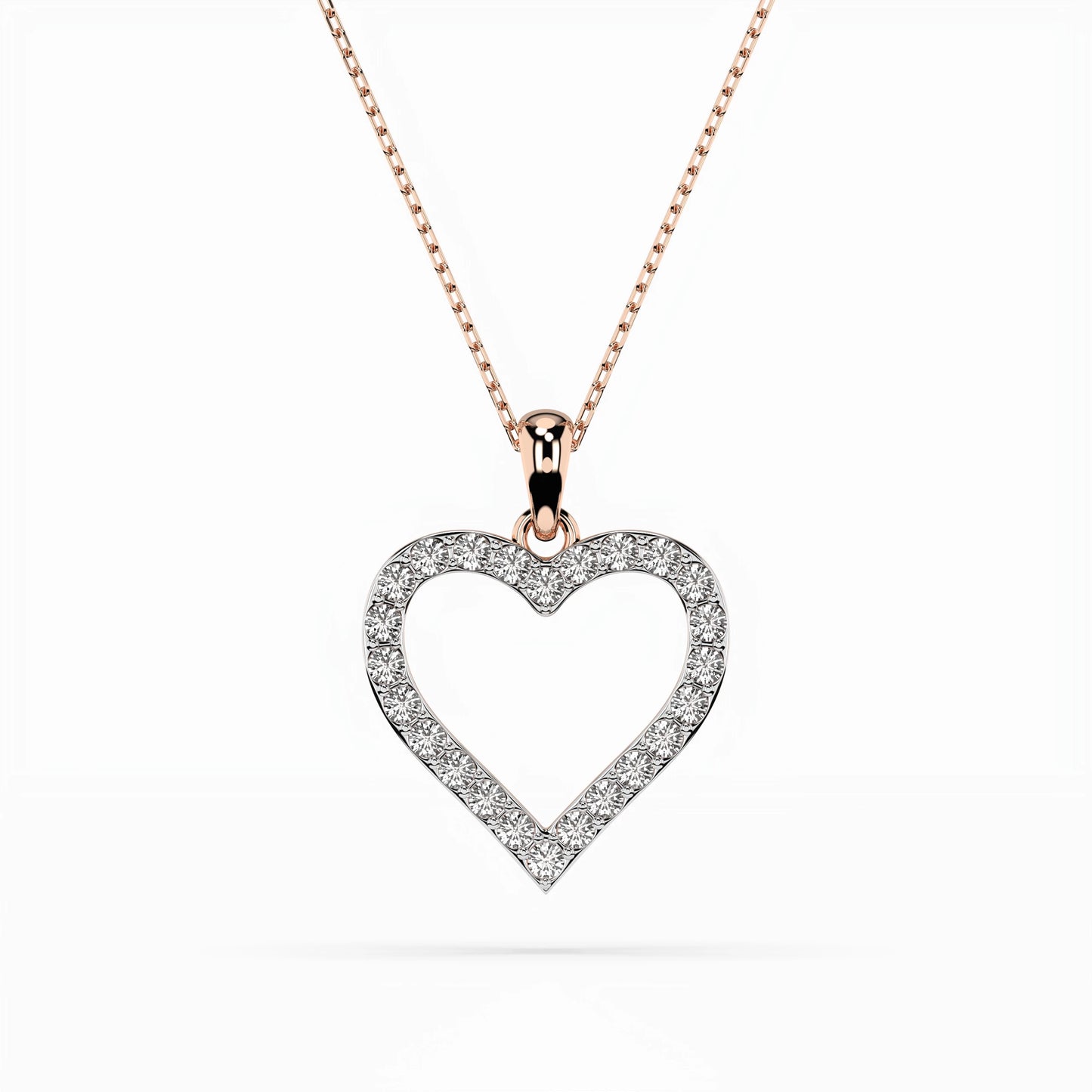Minimalism Necklace (Round), 0.31 ct — 104-10060