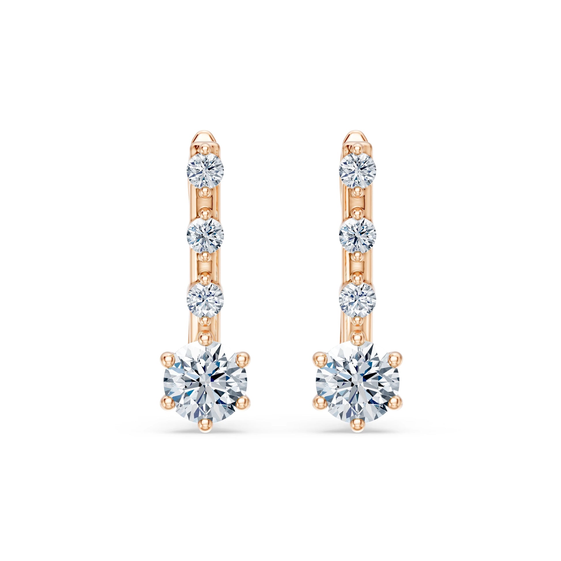 Solitaire Eternity Earring, 0.6 ct — 102-10144(4.2)